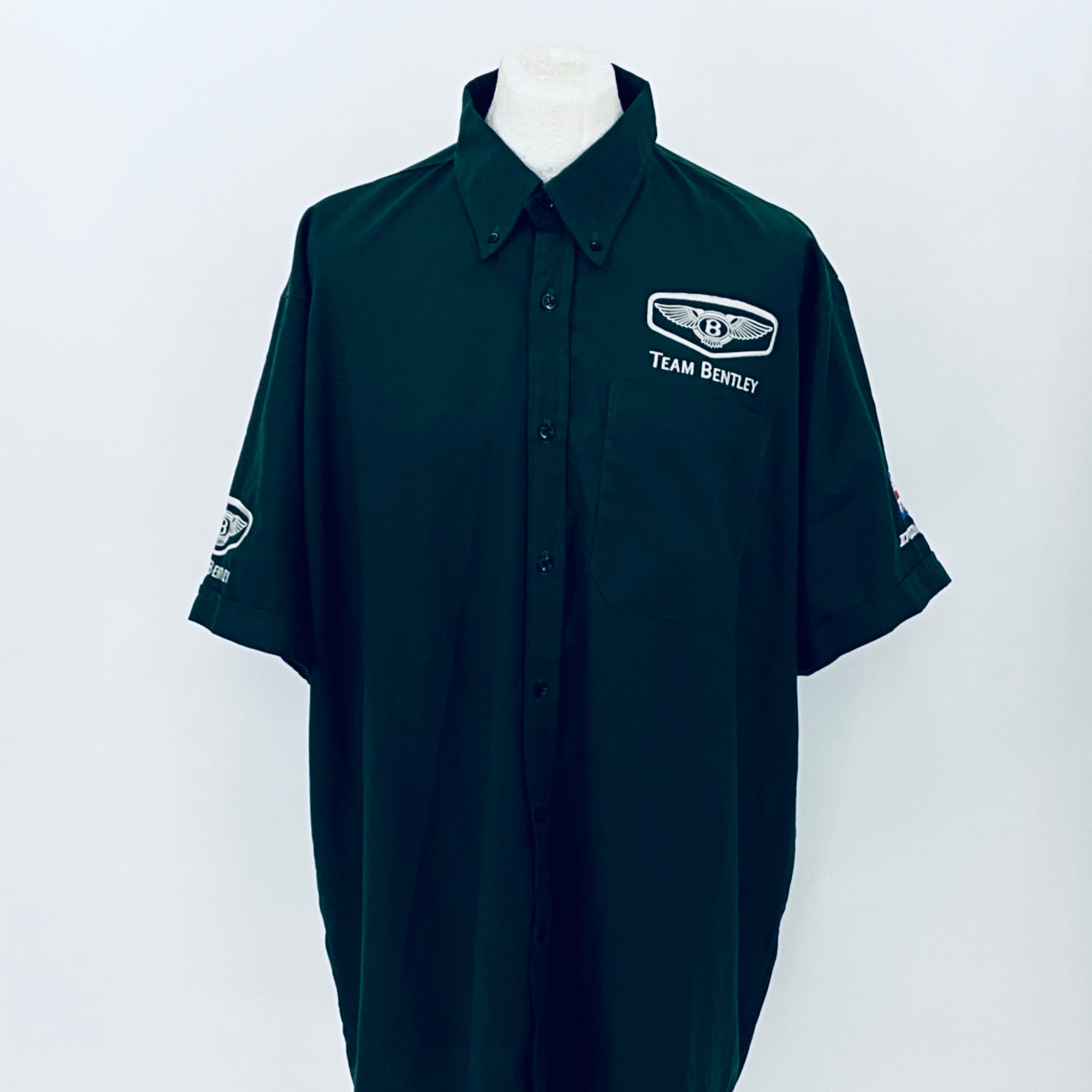 Team Bentley Speed 6 2003 Le Mans Winning Team Issued Polo Shirt -Gulf - Pit-Lane Motorsport