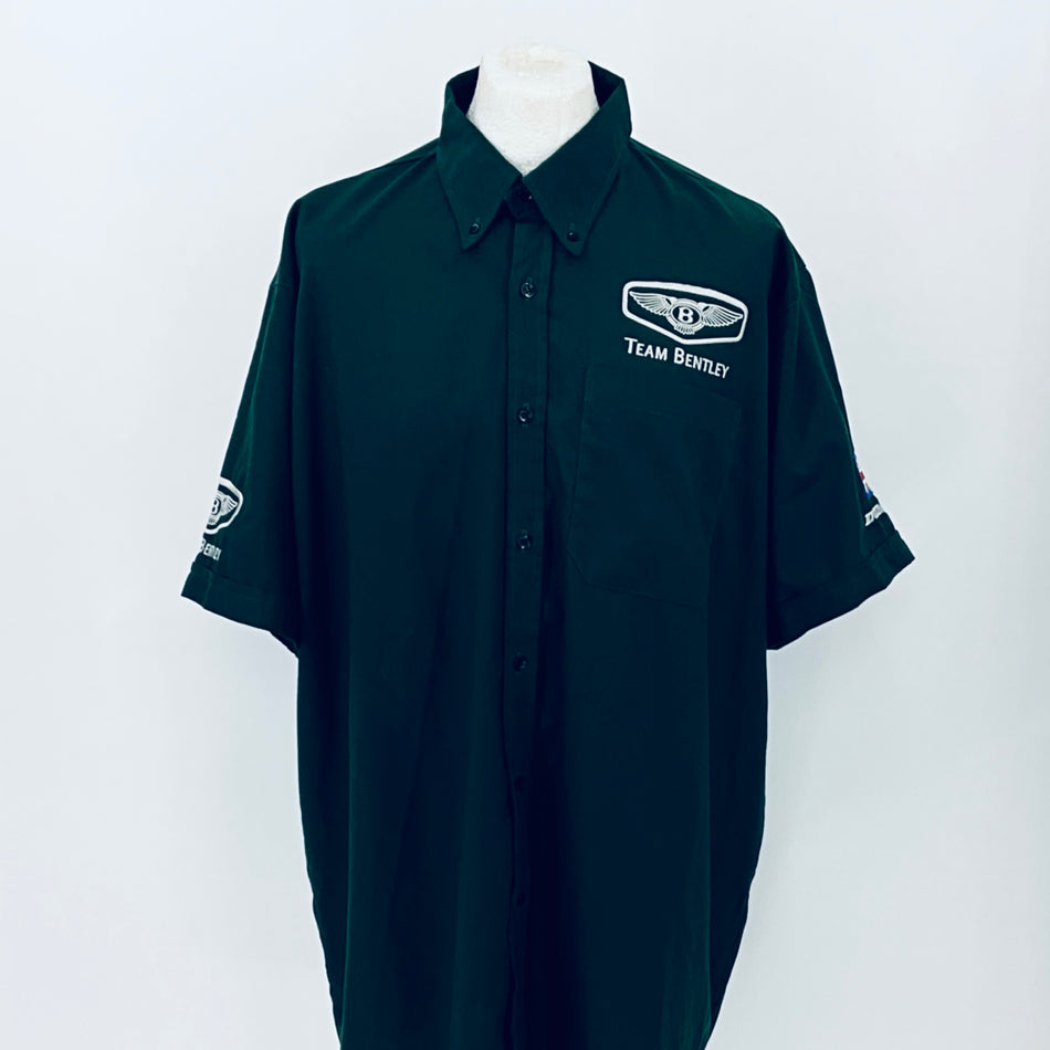 Team Bentley Speed 6 2003 Le Mans Winning Team Issued Polo Shirt -Gulf - Pit-Lane Motorsport