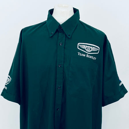 Team Bentley Speed 6 2003 Le Mans Winning Team Issued Polo Shirt -Gulf - Pit-Lane Motorsport