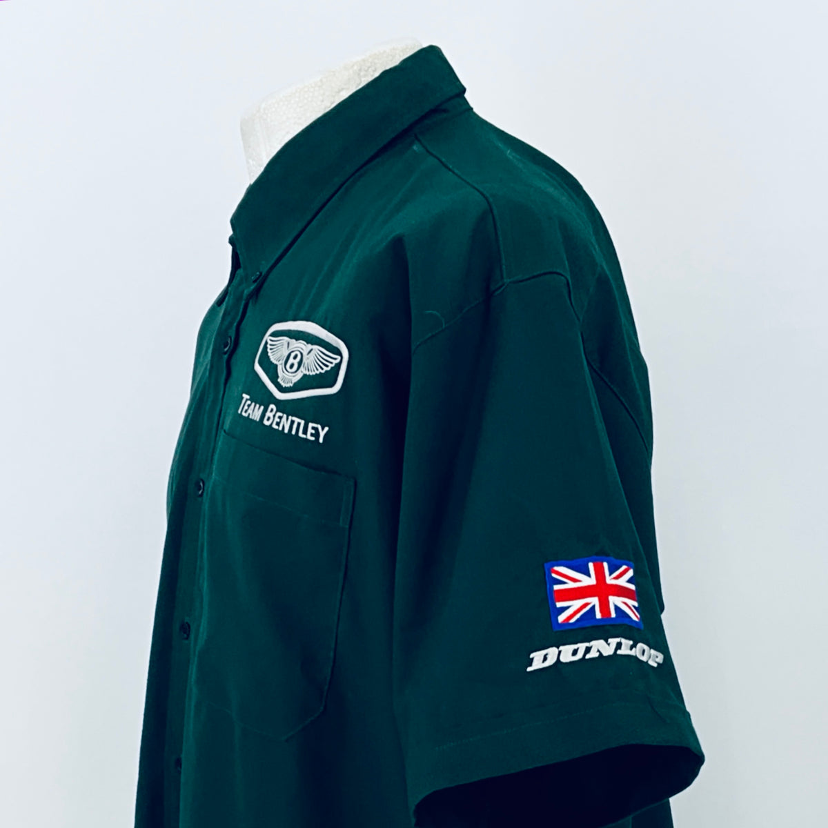Team Bentley Speed 6 2003 Le Mans Winning Team Issued Polo Shirt -Gulf - Pit-Lane Motorsport