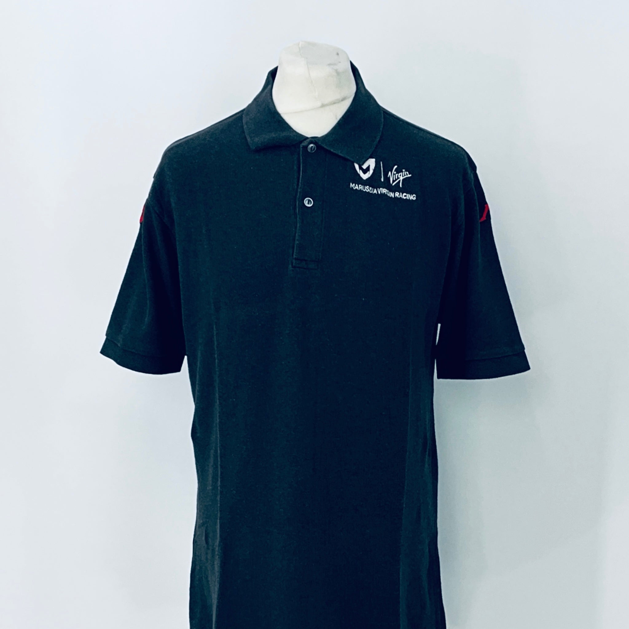 2011 Virgin-Marussia Racing F1 Team Kappa Team Issued Polo Shirt-Grey - Pit-Lane Motorsport