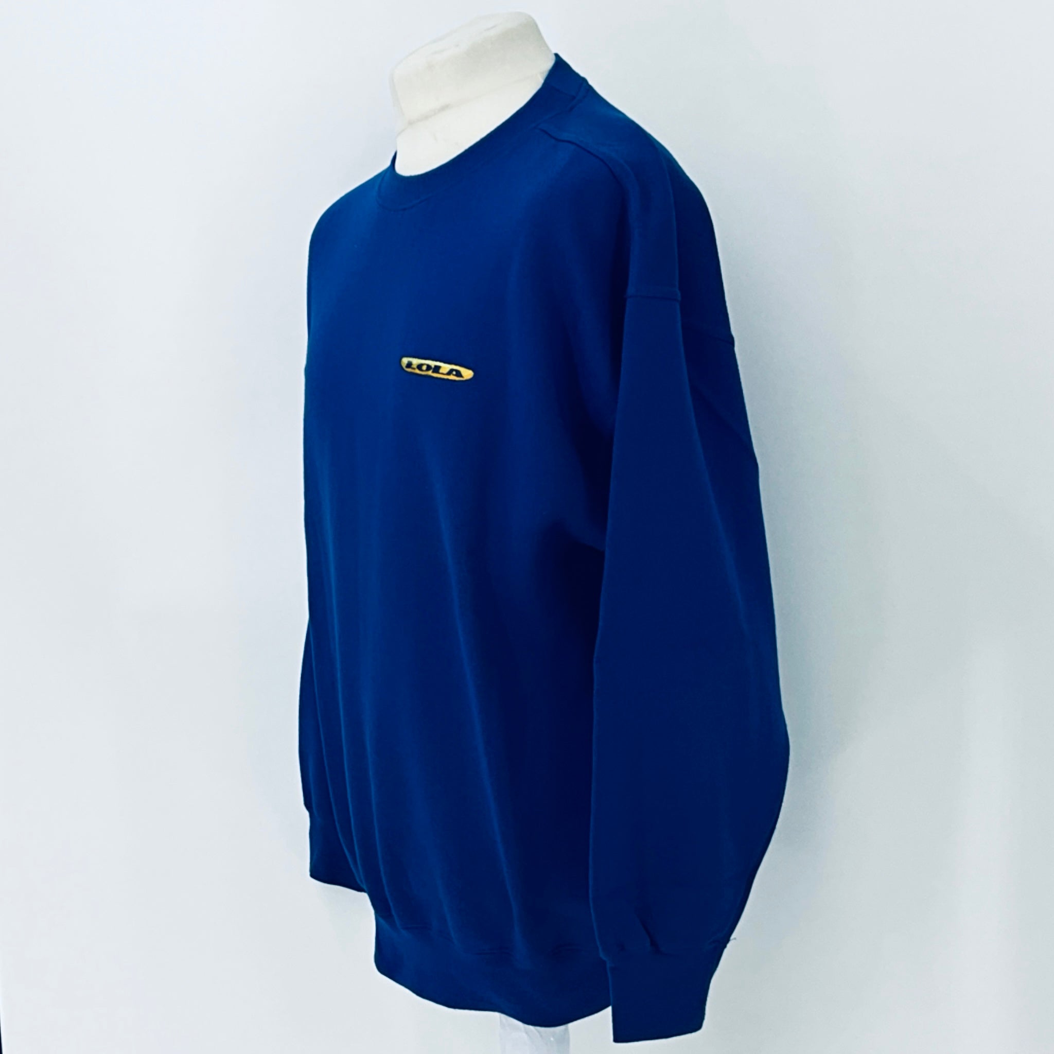 Lola Motorsport Team Issue Race Day Pit-Crew Sweatshirt-Blue - Pit-Lane Motorsport