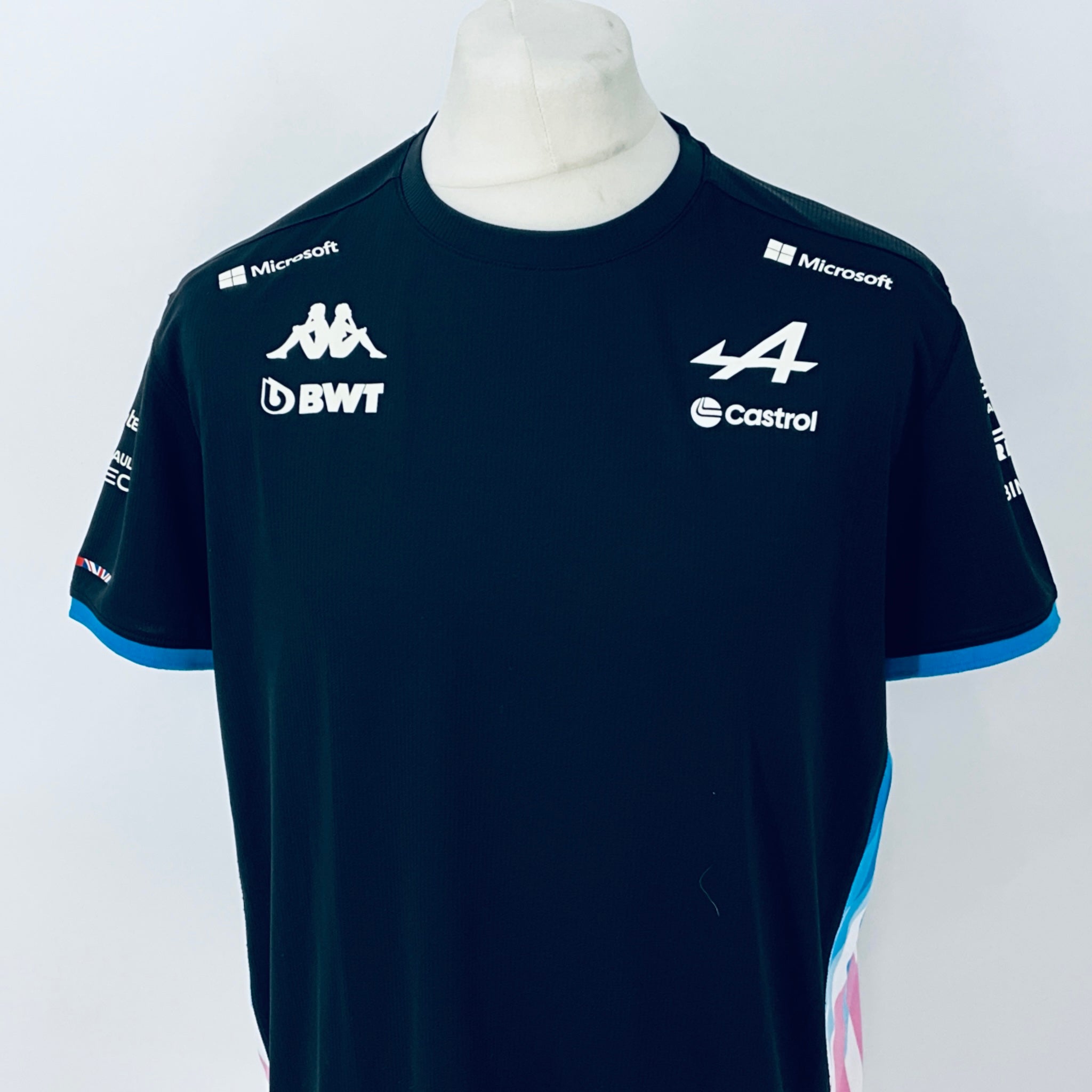 2024 BWT Alpine F1 Team Kappa Pit Crew Team Issue Race Day T-Shirt-Ex Mechanic (Copy) - Pit-Lane Motorsport