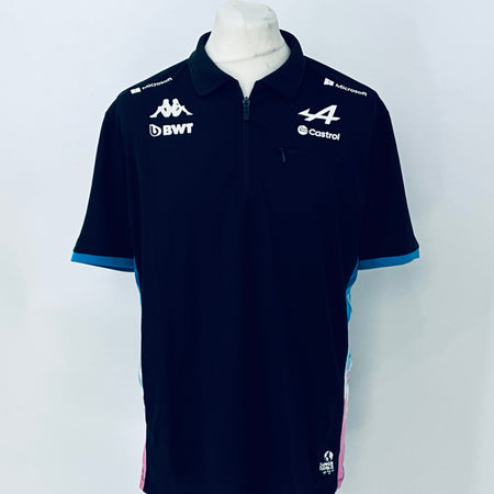 2024 BWT Alpine F1 Team Kappa Pit Crew Team Issue Race Day Polo Shirt-Brand New - Pit-Lane Motorsport