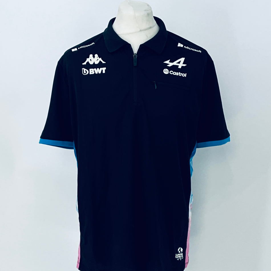 2024 BWT Alpine F1 Team Kappa Pit Crew Team Issue Race Day Polo Shirt-Brand New - Pit-Lane Motorsport