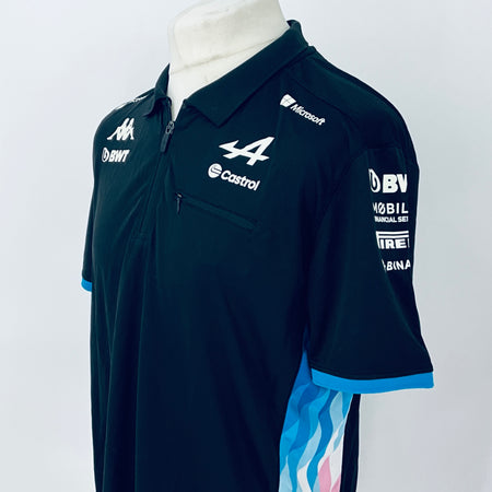 2024 BWT Alpine F1 Team Kappa Pit Crew Team Issue Race Day Polo Shirt-Brand New - Pit-Lane Motorsport