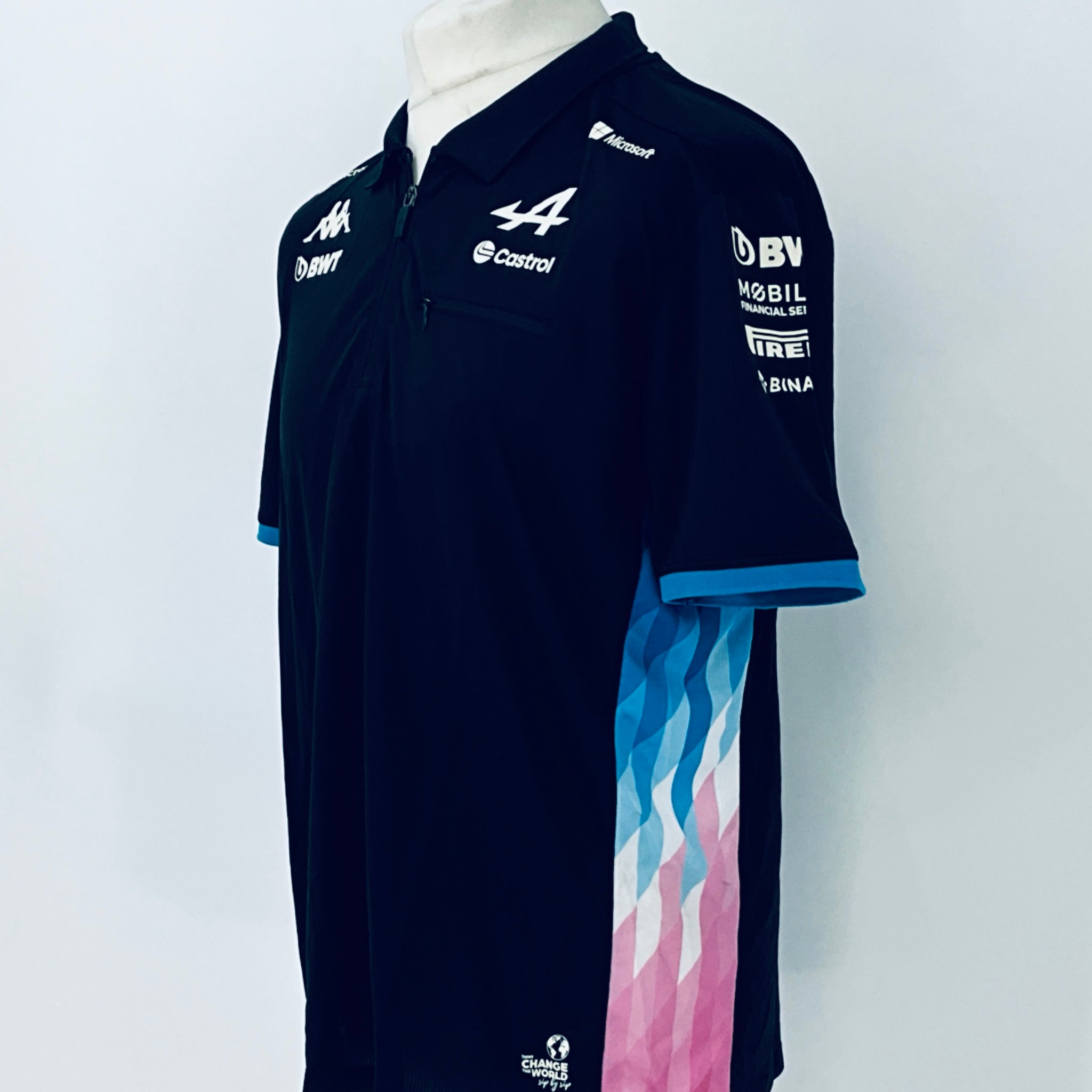 2024 BWT Alpine F1 Team Kappa Pit Crew Team Issue Race Day Polo Shirt-Brand New - Pit-Lane Motorsport