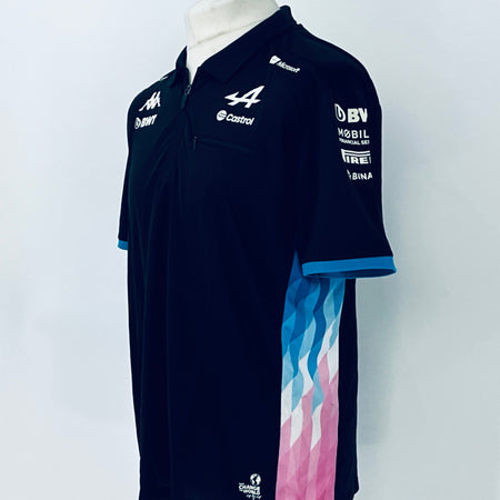 2024 BWT Alpine F1 Team Kappa Pit Crew Team Issue Race Day Polo Shirt-Brand New - Pit-Lane Motorsport