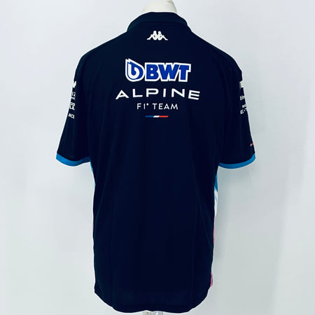2024 BWT Alpine F1 Team Kappa Pit Crew Team Issue Race Day Polo Shirt-Brand New - Pit-Lane Motorsport
