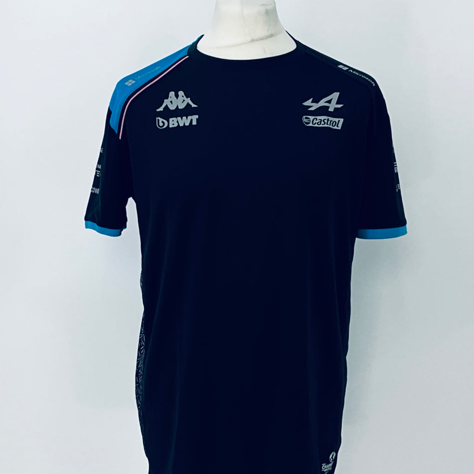 2023 BWT Alpine F1 Team Kappa Pit Crew Team Issue Race Day T-Shirt-Ex Mechanic (Copy) - Pit-Lane Motorsport