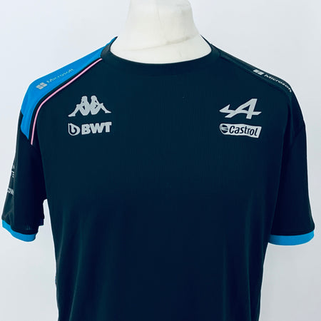 2023 BWT Alpine F1 Team Kappa Pit Crew Team Issue Race Day T-Shirt-Ex Mechanic (Copy) - Pit-Lane Motorsport