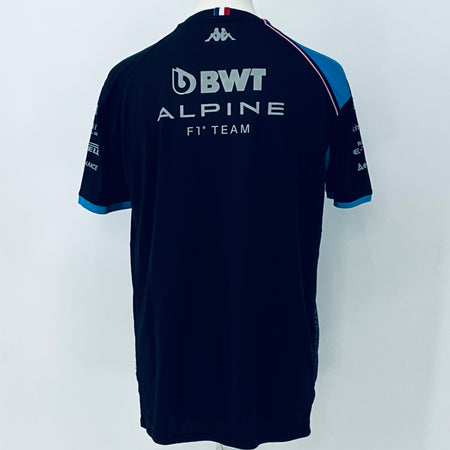2023 BWT Alpine F1 Team Kappa Pit Crew Team Issue Race Day T-Shirt-Ex Mechanic (Copy) - Pit-Lane Motorsport