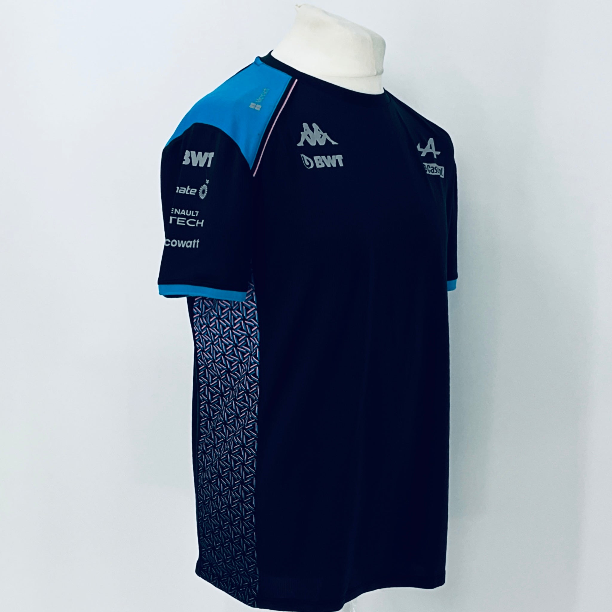 2023 BWT Alpine F1 Team Kappa Pit Crew Team Issue Race Day T-Shirt-Ex Mechanic (Copy) - Pit-Lane Motorsport