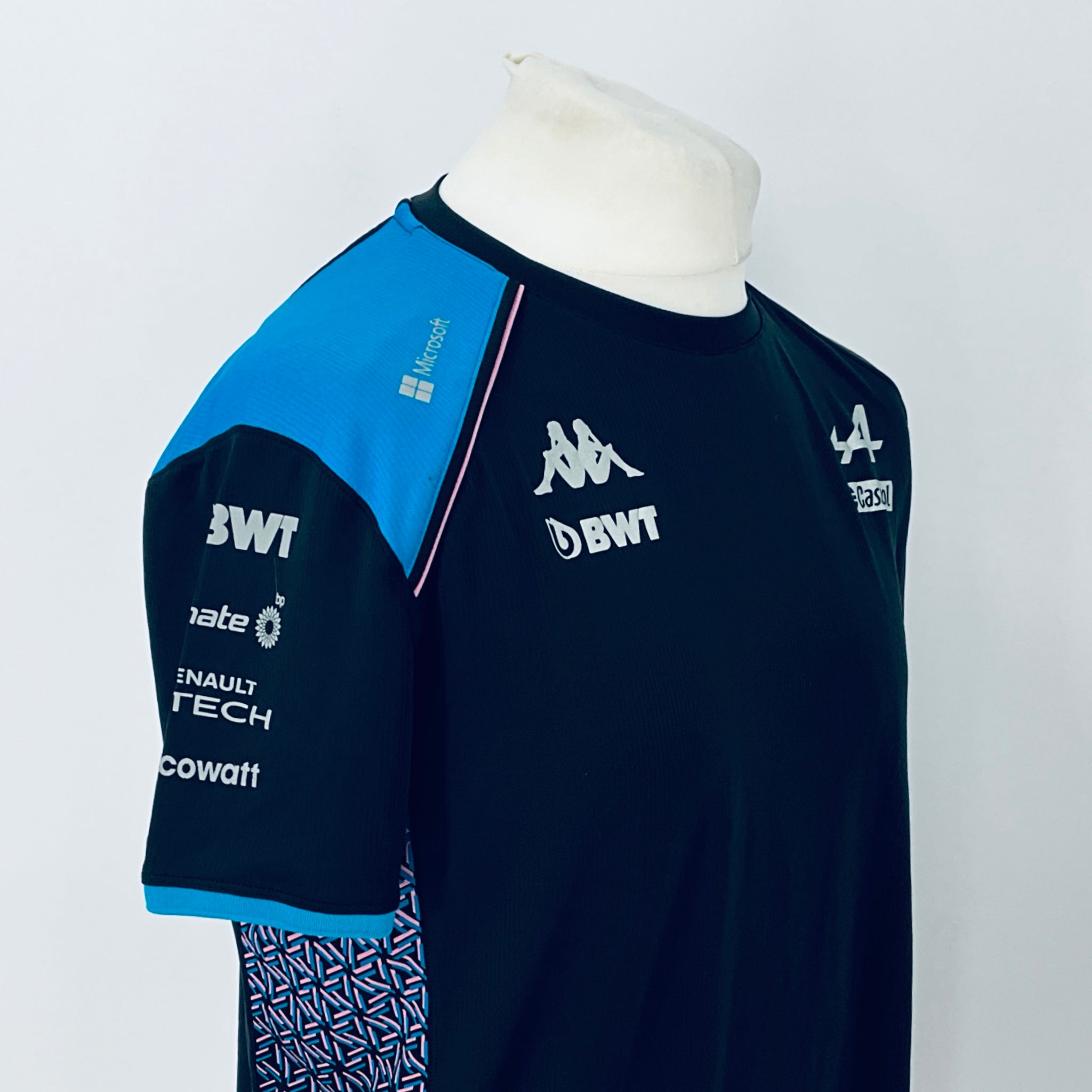 2023 BWT Alpine F1 Team Kappa Pit Crew Team Issue Race Day T-Shirt-Ex Mechanic (Copy) - Pit-Lane Motorsport
