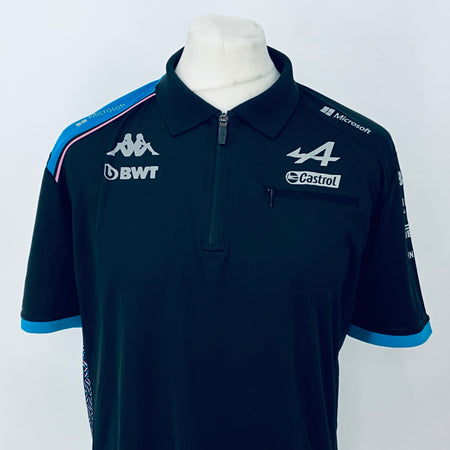 2023 BWT Alpine F1 Team Kappa Pit Crew Team Issue Race Day Polo Shirt-Ex Mechanic (Copy) - Pit-Lane Motorsport