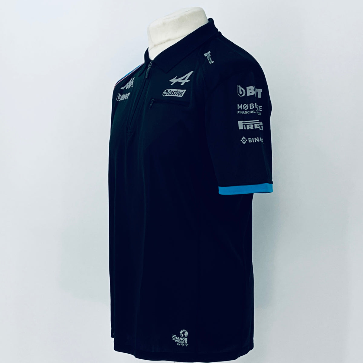2023 BWT Alpine F1 Team Kappa Pit Crew Team Issue Race Day Polo Shirt-Ex Mechanic (Copy) - Pit-Lane Motorsport