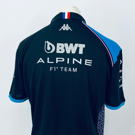 2023 BWT Alpine F1 Team Kappa Pit Crew Team Issue Race Day Polo Shirt-Ex Mechanic (Copy) - Pit-Lane Motorsport