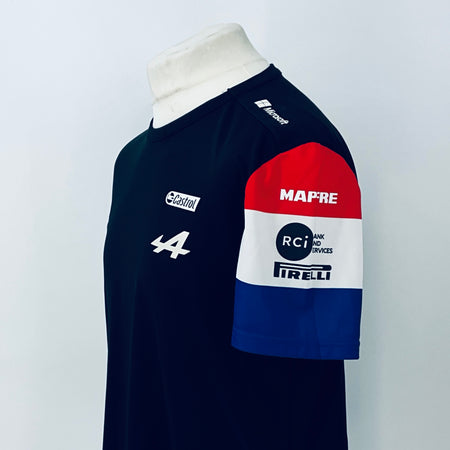 2021 Alpine F1 Team Kappa Pit Crew Team Issue Race Day Shirt-Ex-Mechanic - Pit-Lane Motorsport