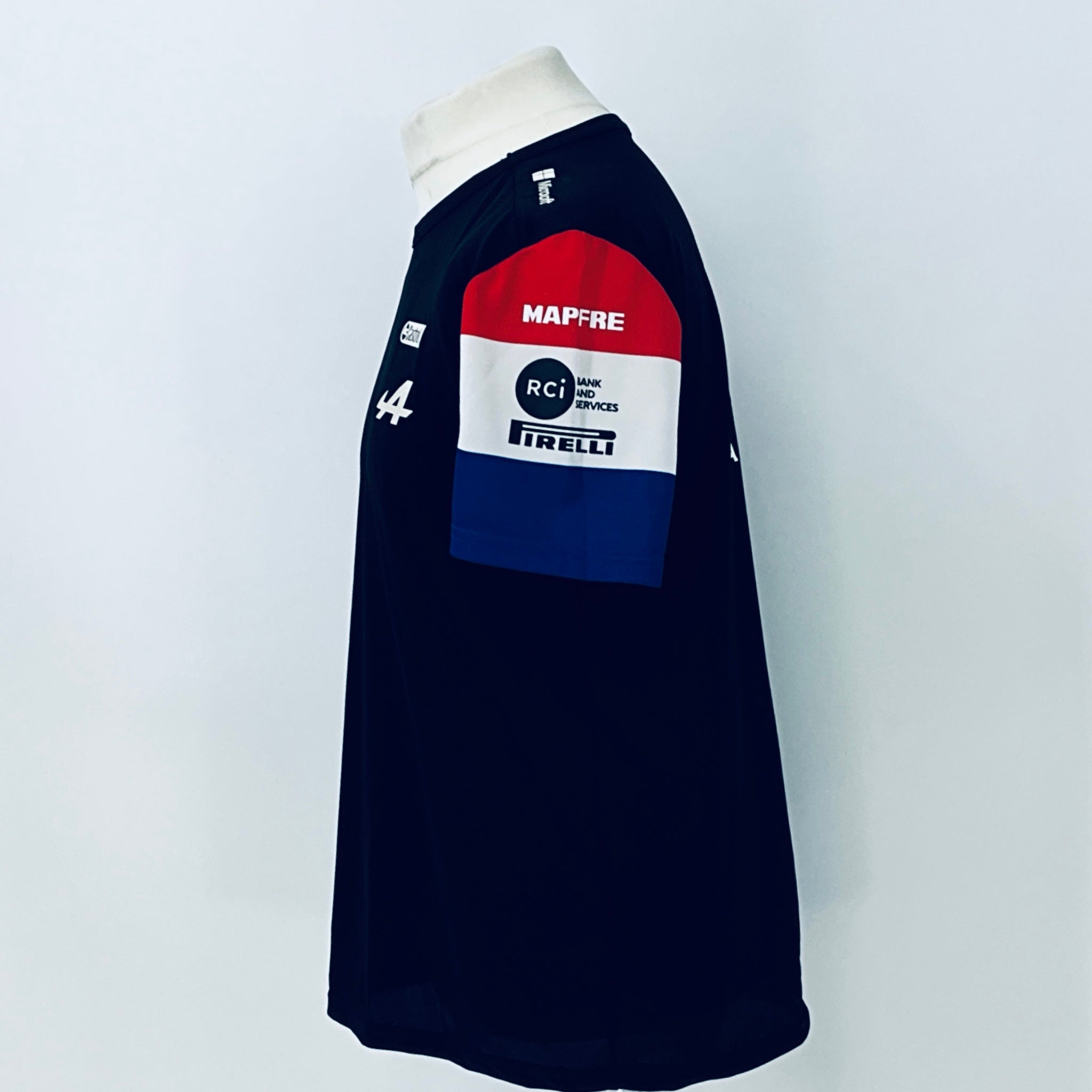 2021 Alpine F1 Team Kappa Pit Crew Team Issue Race Day Shirt-Ex-Mechanic - Pit-Lane Motorsport