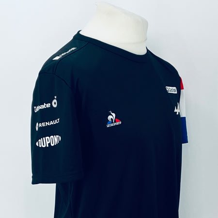 2021 Alpine F1 Team Kappa Pit Crew Team Issue Race Day Shirt-Ex-Mechanic - Pit-Lane Motorsport
