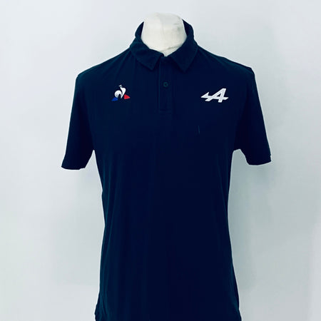 2021 Alpine F1 Team Kappa Pit Crew Team Issue Polo Shirt-Ex-Mechanic - Pit-Lane Motorsport