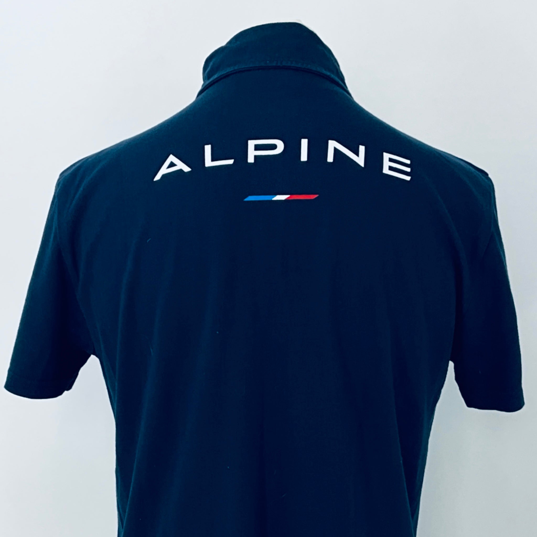 2021 Alpine F1 Team Kappa Pit Crew Team Issue Polo Shirt-Ex-Mechanic - Pit-Lane Motorsport