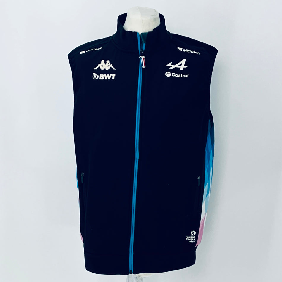 2024 BWT Alpine F1 Team Kappa Pit Crew Team Issue Race Day Gilet-Ex Mechanic (Copy) - Pit-Lane Motorsport