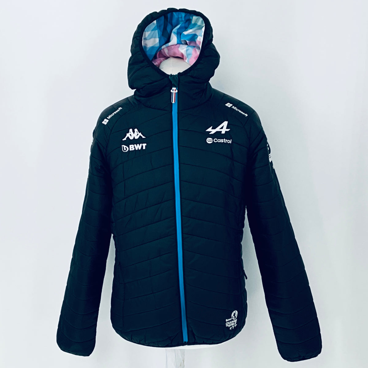2024 BWT Alpine F1 Team Kappa Pit Crew Team Issue Race Day Hooded Quilted Jacket -Ex Mechanic - Pit-Lane Motorsport