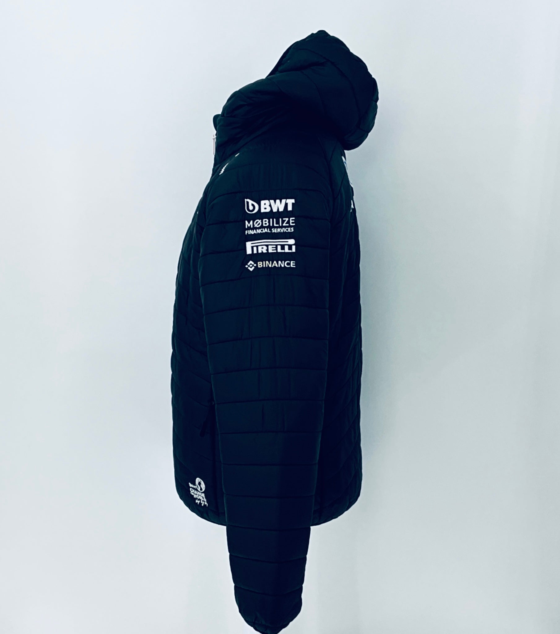 2024 BWT Alpine F1 Team Kappa Pit Crew Team Issue Race Day Hooded Quilted Jacket -Ex Mechanic - Pit-Lane Motorsport