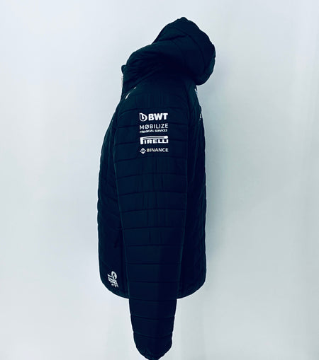 2024 BWT Alpine F1 Team Kappa Pit Crew Team Issue Race Day Hooded Quilted Jacket -Ex Mechanic - Pit-Lane Motorsport