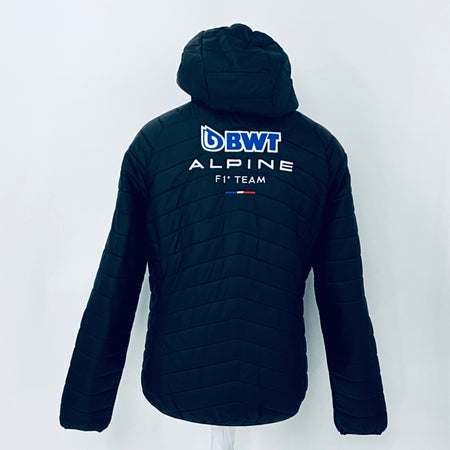 2024 BWT Alpine F1 Team Kappa Pit Crew Team Issue Race Day Hooded Quilted Jacket -Ex Mechanic - Pit-Lane Motorsport