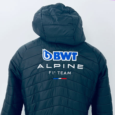 2024 BWT Alpine F1 Team Kappa Pit Crew Team Issue Race Day Hooded Quilted Jacket -Ex Mechanic - Pit-Lane Motorsport