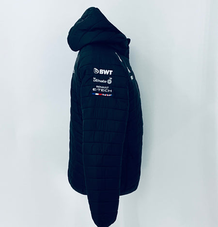 2024 BWT Alpine F1 Team Kappa Pit Crew Team Issue Race Day Hooded Quilted Jacket -Ex Mechanic - Pit-Lane Motorsport