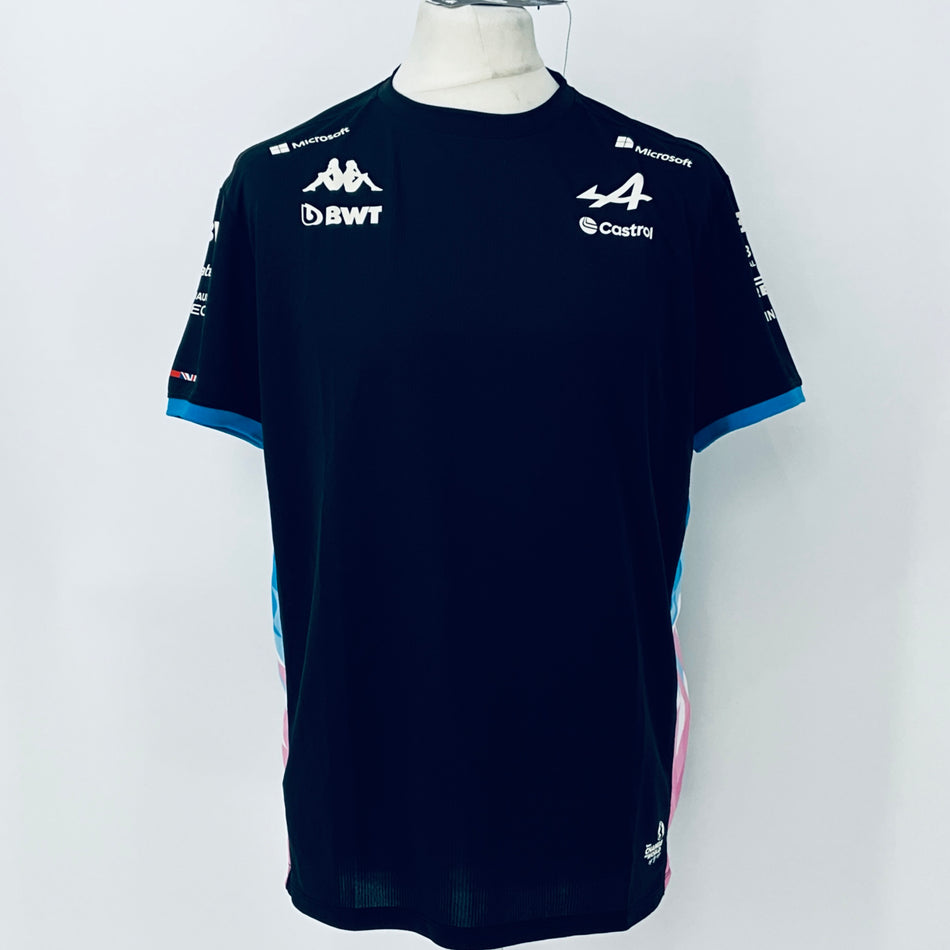 2024 BWT Alpine F1 Team Kappa Pit Crew Team Issue Race Day T-Shirt-Brand New - Pit-Lane Motorsport