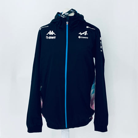 2024 BWT Alpine F1 Team Kappa Pit Crew Team Issue Race Day Hooded Rain Jacket -Brand New (Copy) - Pit-Lane Motorsport