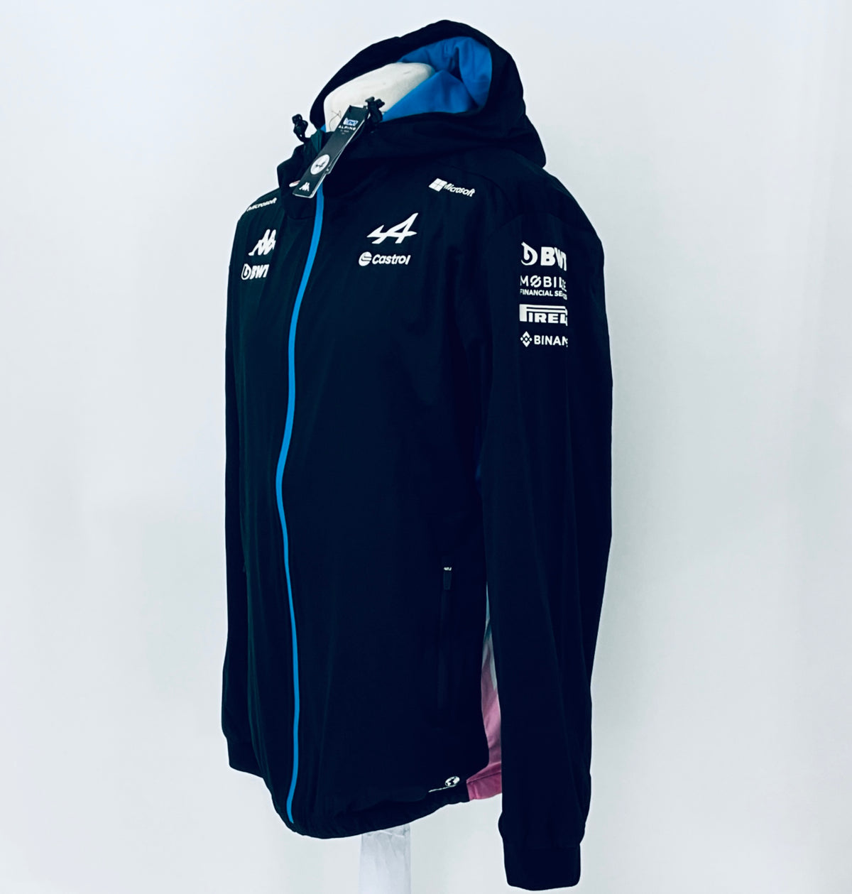 2024 BWT Alpine F1 Team Kappa Pit Crew Team Issue Race Day Hooded Rain Jacket -Brand New (Copy) - Pit-Lane Motorsport