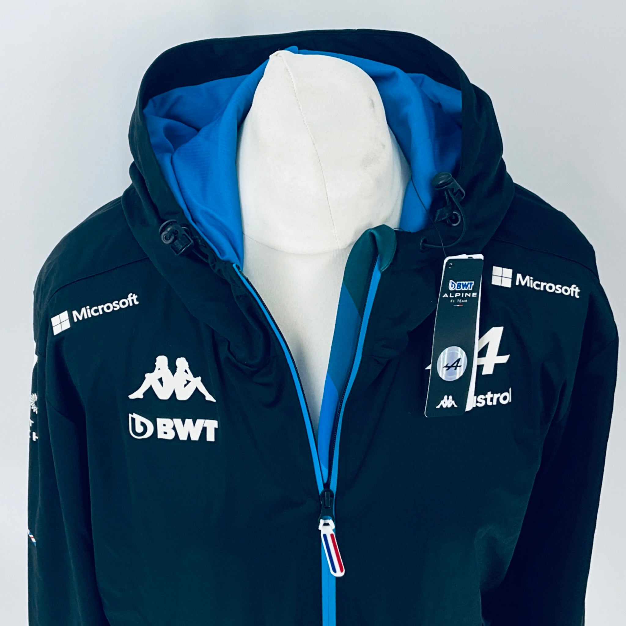 2024 BWT Alpine F1 Team Kappa Pit Crew Team Issue Race Day Hooded Rain Jacket -Brand New (Copy) - Pit-Lane Motorsport