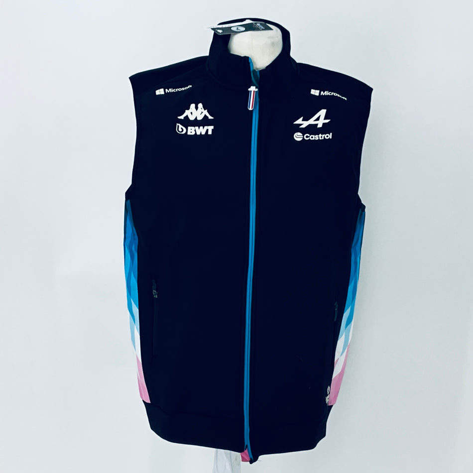 2024 BWT Alpine F1 Team Kappa Pit Crew Team Issue Race Day Gilet-Brand New - Pit-Lane Motorsport