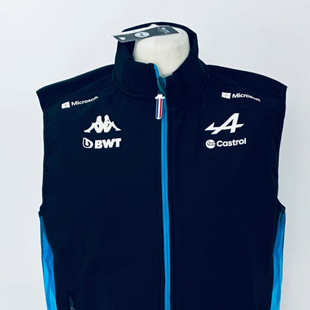 2024 BWT Alpine F1 Team Kappa Pit Crew Team Issue Race Day Gilet-Brand New - Pit-Lane Motorsport