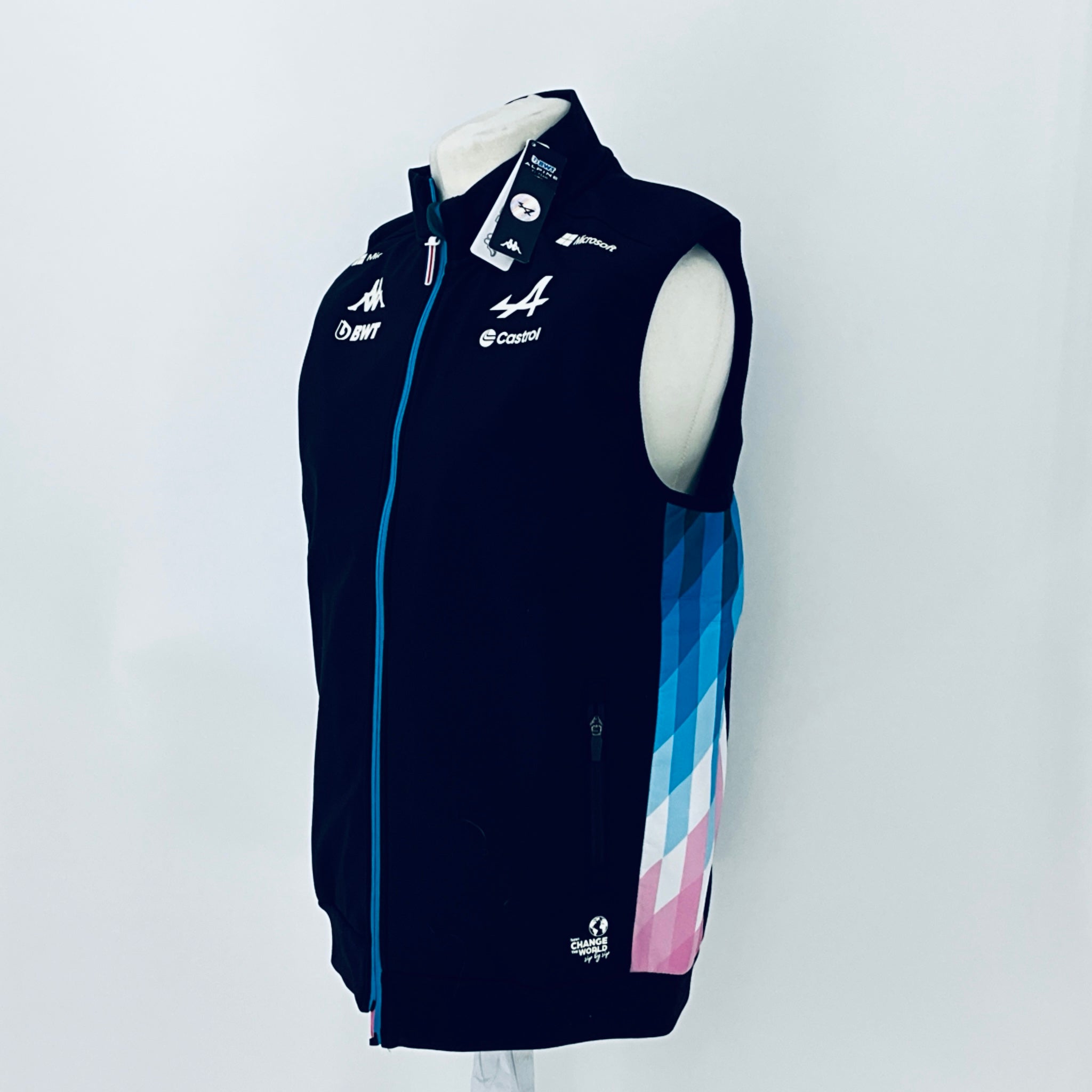 2024 BWT Alpine F1 Team Kappa Pit Crew Team Issue Race Day Gilet-Brand New - Pit-Lane Motorsport