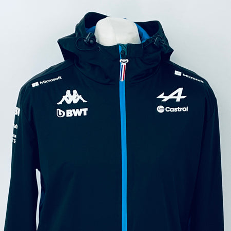 2024 BWT Alpine F1 Team Kappa Pit Crew Team Issue Race Day Hooded Rain Jacket Ex Mechanic - Pit-Lane Motorsport