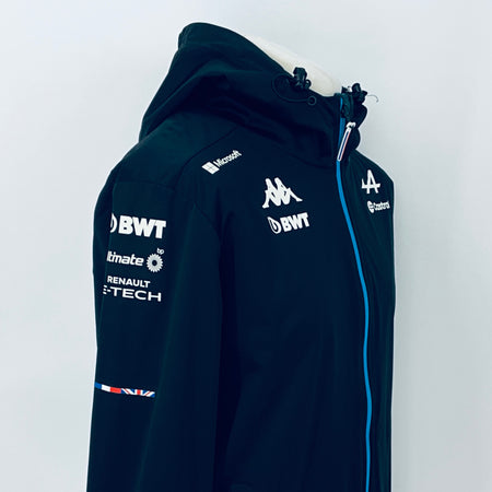 2024 BWT Alpine F1 Team Kappa Pit Crew Team Issue Race Day Hooded Rain Jacket Ex Mechanic - Pit-Lane Motorsport