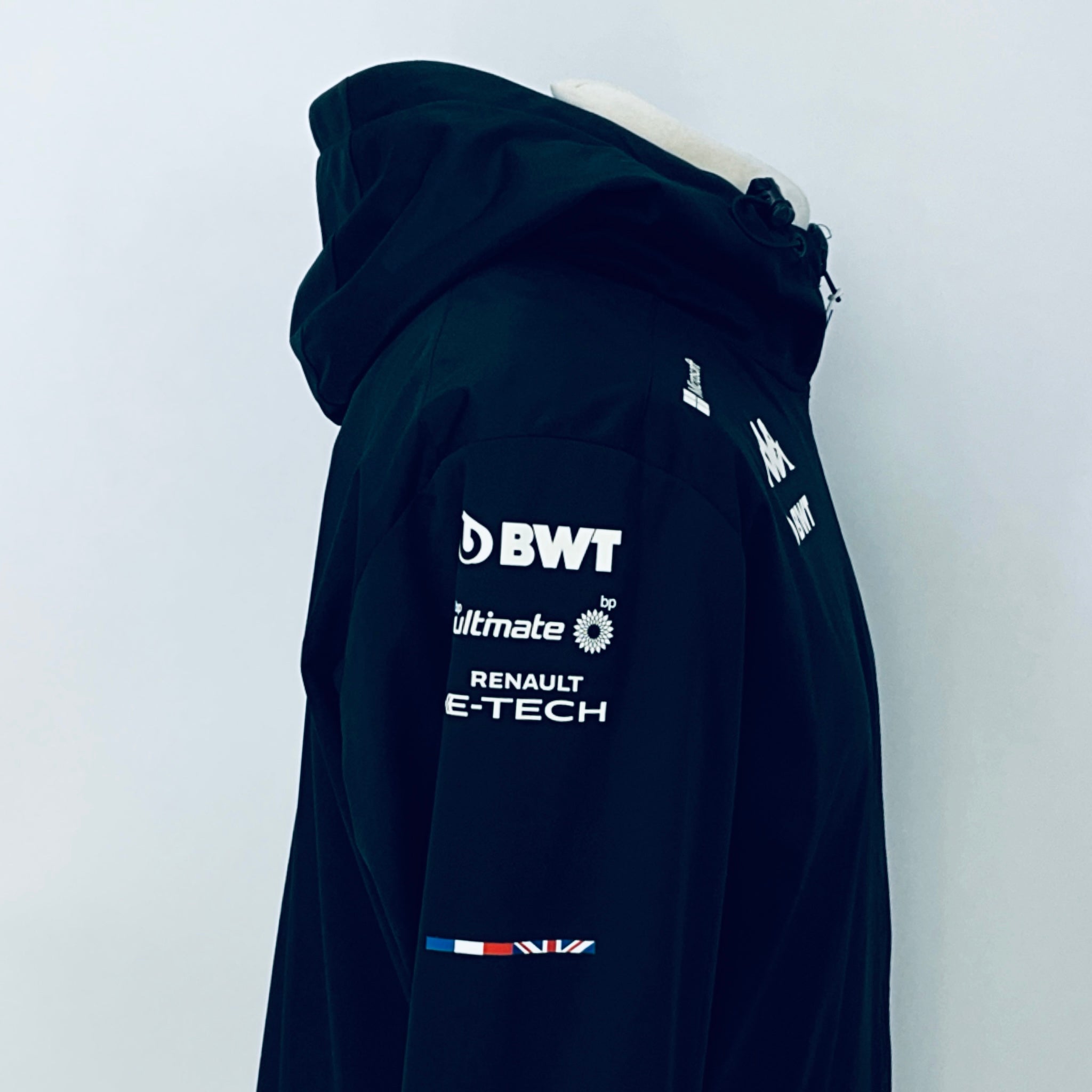 2024 BWT Alpine F1 Team Kappa Pit Crew Team Issue Race Day Hooded Rain Jacket Ex Mechanic - Pit-Lane Motorsport