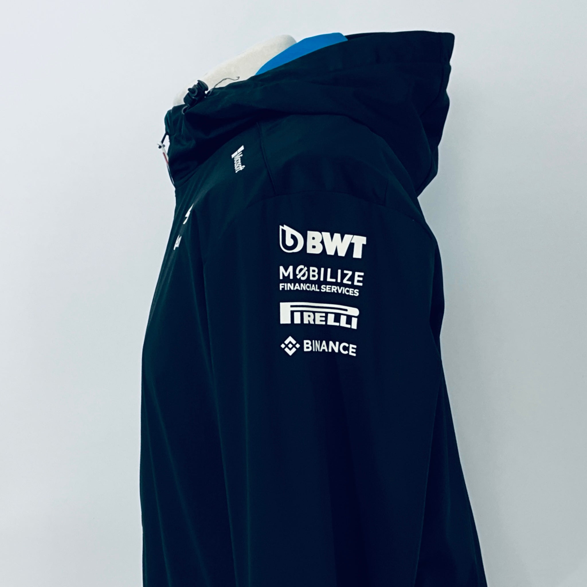 2024 BWT Alpine F1 Team Kappa Pit Crew Team Issue Race Day Hooded Rain Jacket Ex Mechanic - Pit-Lane Motorsport