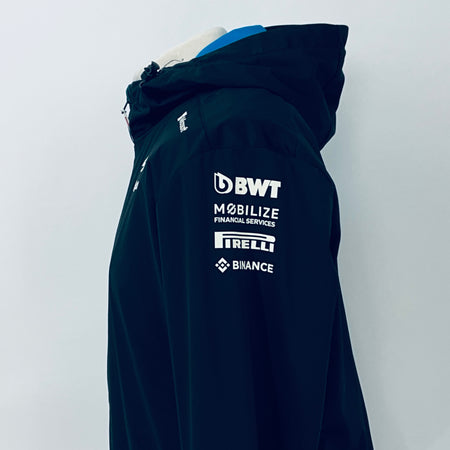 2024 BWT Alpine F1 Team Kappa Pit Crew Team Issue Race Day Hooded Rain Jacket Ex Mechanic - Pit-Lane Motorsport