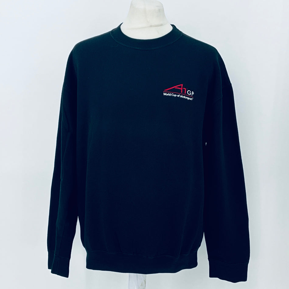 A1GP World Cup Of Motorsport Series Team Issue Sweatshirt-Black - Pit-Lane Motorsport