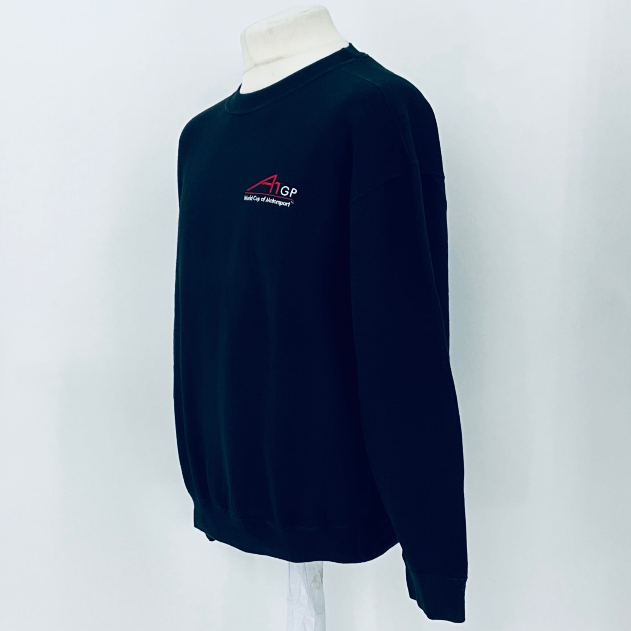 A1GP World Cup Of Motorsport Series Team Issue Sweatshirt-Black - Pit-Lane Motorsport