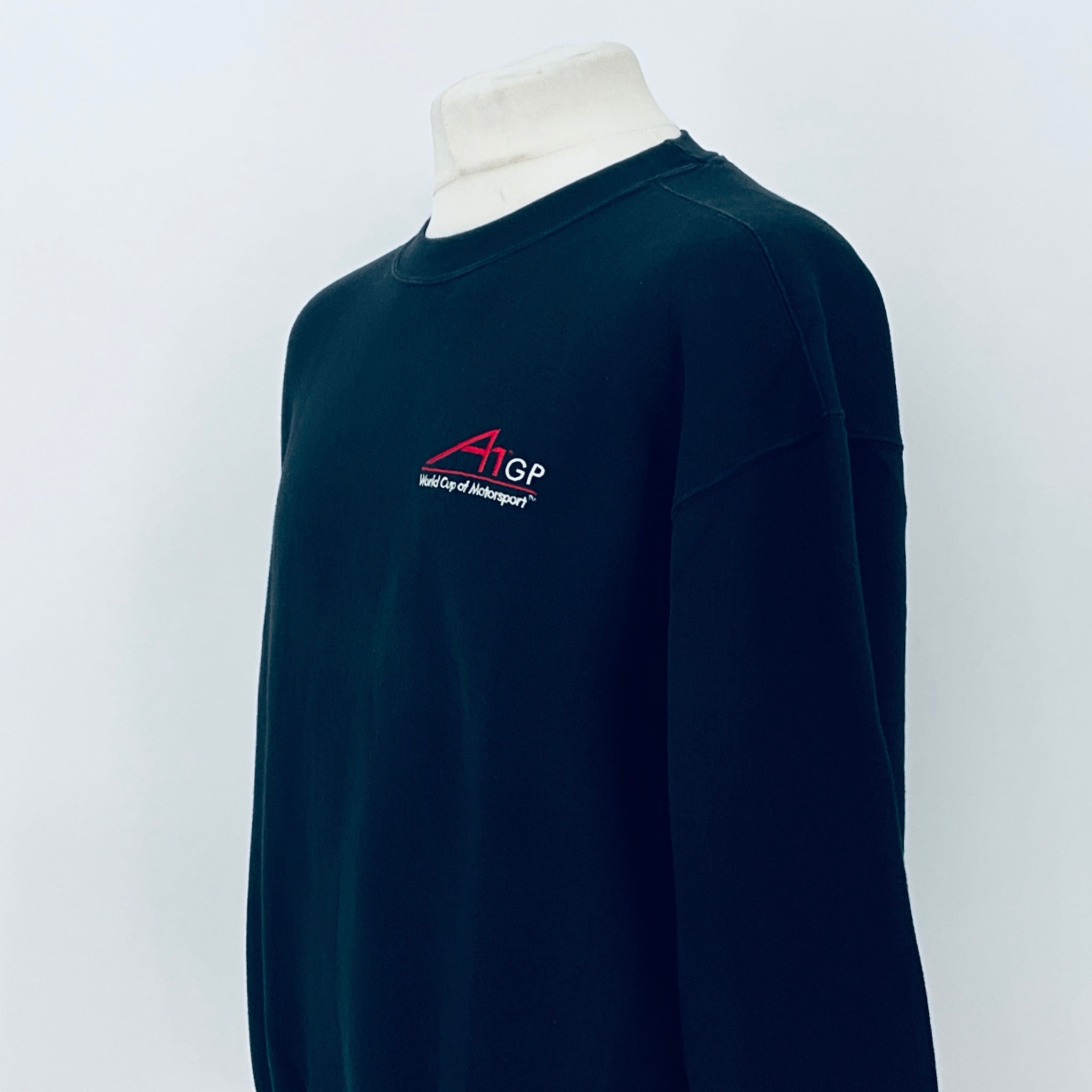 A1GP World Cup Of Motorsport Series Team Issue Sweatshirt-Black - Pit-Lane Motorsport