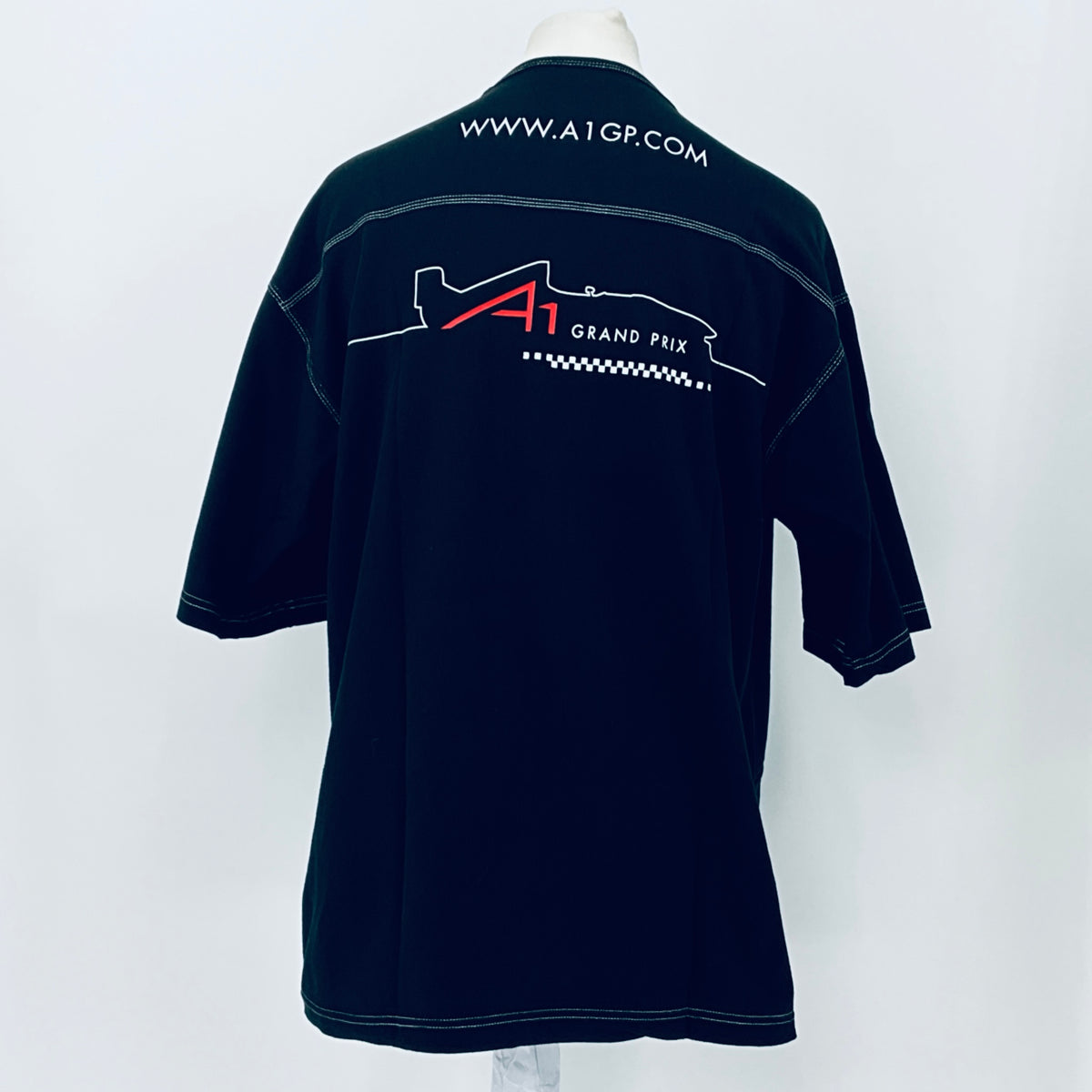 A1GP World Cup Of Motorsport Series Team Issue T-Shirt-Black - Pit-Lane Motorsport