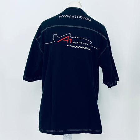 A1GP World Cup Of Motorsport Series Team Issue T-Shirt-Black - Pit-Lane Motorsport